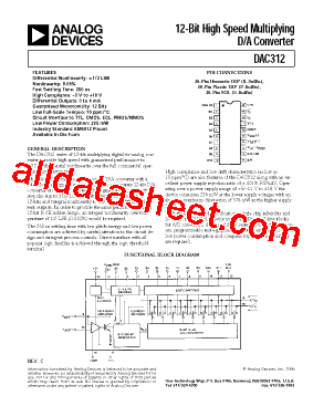 DAC312HPZ型号图片