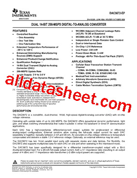 DAC5672MPFBREP型号图片