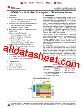 DAC60508ZCRTET型号图片