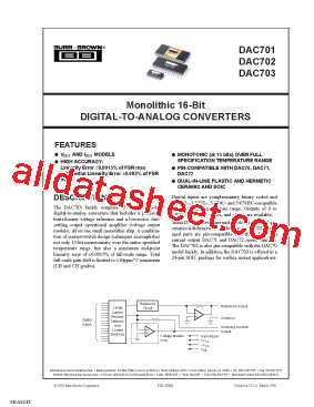 DAC703JU型号图片