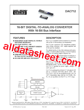 DAC712PB型号图片