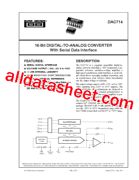 DAC714U型号图片