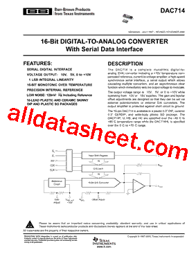 DAC714U/1KG4型号图片