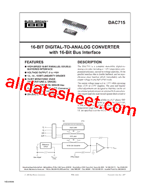 DAC715UG4型号图片