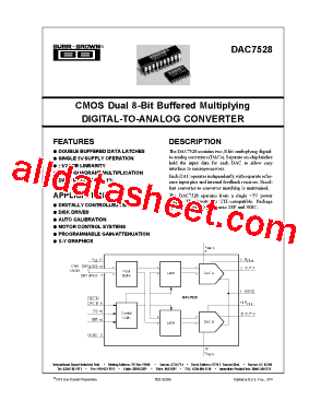 DAC7528PB型号图片