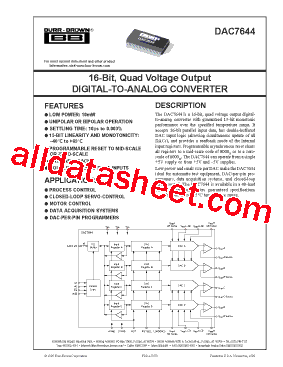 DAC7644EB型号图片