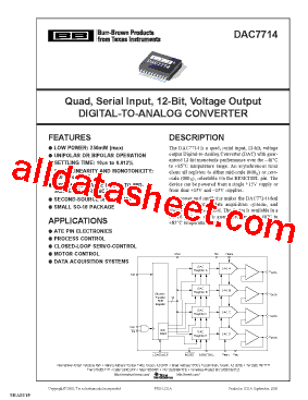 DAC7714U型号图片