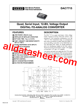 DAC7715U型号图片