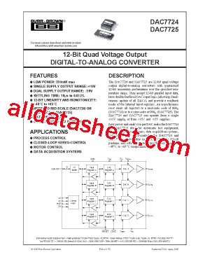 DAC7724NB型号图片