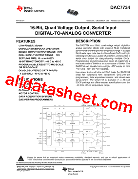 DAC7734EG4型号图片