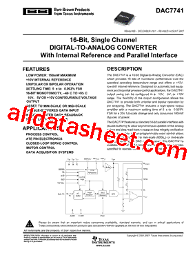 DAC7741YL型号图片