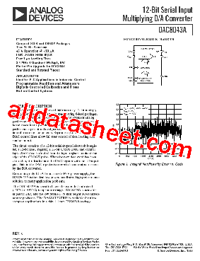 DAC8043A1ESZ型号图片