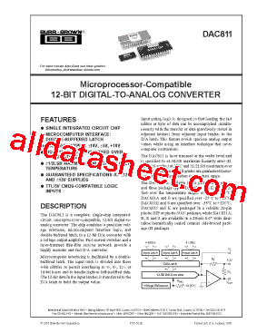 DAC811JU型号图片