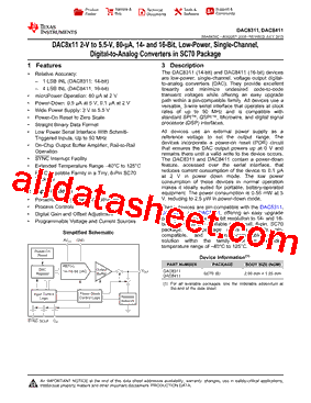 DAC8311IDCKR型号图片