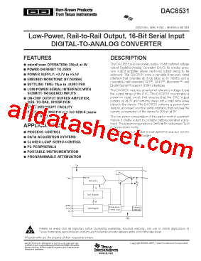 DAC8531E/2K5型号图片