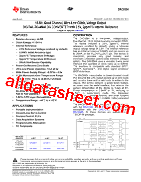 DAC8564IDPWR型号图片