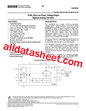 DAC8832IBRGYTG4型号图片