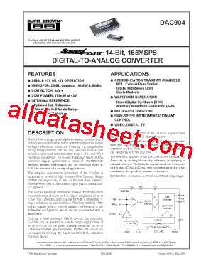 DAC904E型号图片