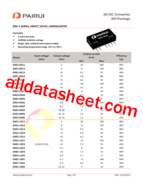 DAE1-0511型号图片