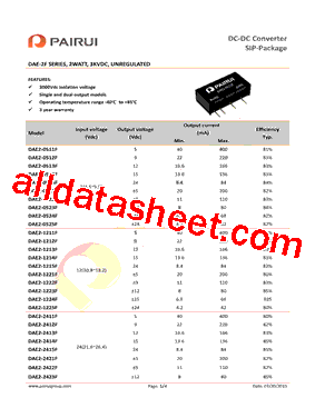 DAE2-0524F型号图片