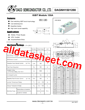 DAGNH1501200型号图片