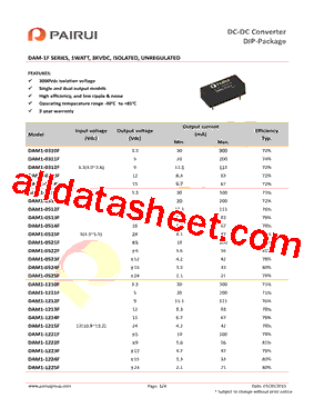 DAM1-0313F型号图片