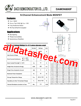 DAM3N800F型号图片