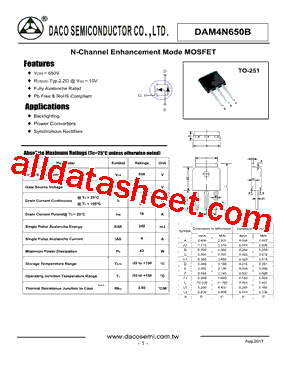 DAM4N650B型号图片