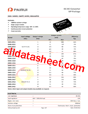 DAR1-1214型号图片