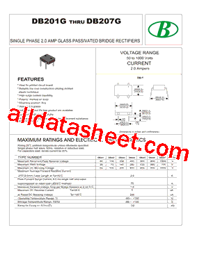 DB201G型号图片