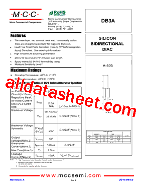 DB3AA1LD型号图片