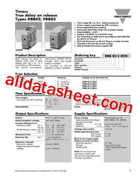 DBB02DM24型号图片