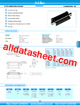 DBCIDCDF09SB2型号图片