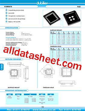 DBCPLCC28SMT型号图片