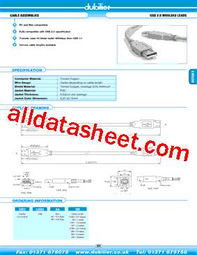 DBCUSB2AA2M型号图片