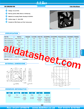 DBF12025B12LT型号图片