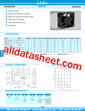 DBF6025B12UA型号图片