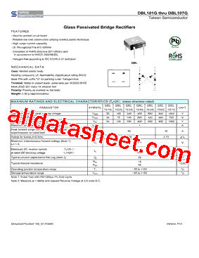 DBL101G_15型号图片