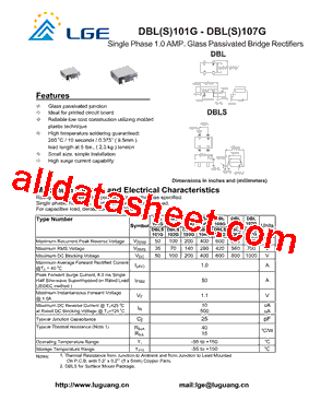 DBLS107G型号图片