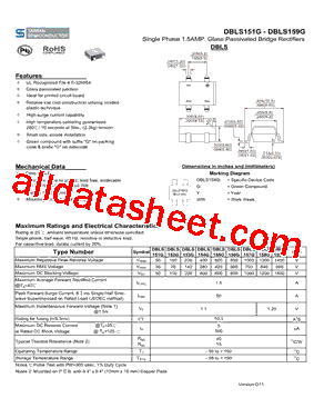 DBLS155G型号图片