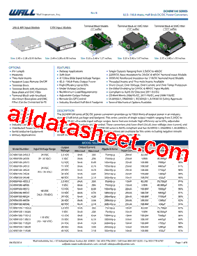 DCHBW100-24S05型号图片