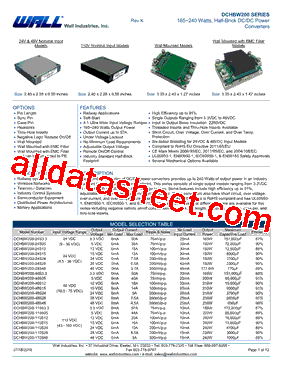 DCHBW200-48S12型号图片