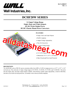 DCHF20W-DD48-A型号图片