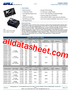 DCMAW1-05D05型号图片