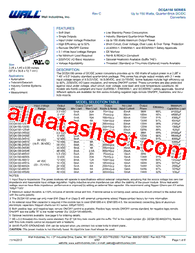 DCQA150-12S12RTH型号图片