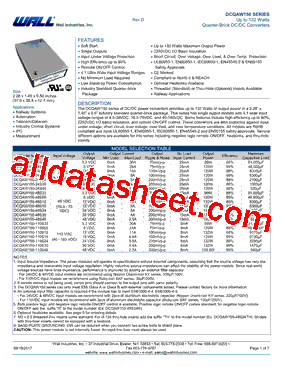 DCQAW150-24S15型号图片