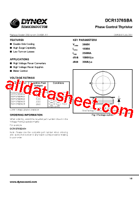 DCR1376SBA30型号图片