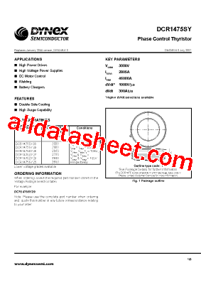 DCR1475SY30型号图片