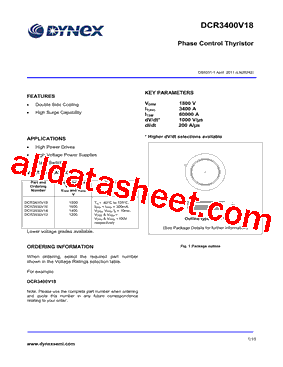 DCR3400V18型号图片