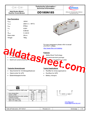 DD180N18S型号图片